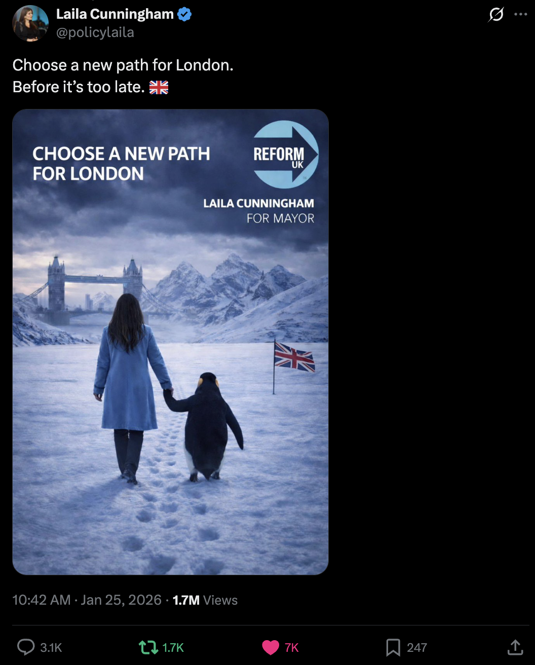 London Mayor candidate